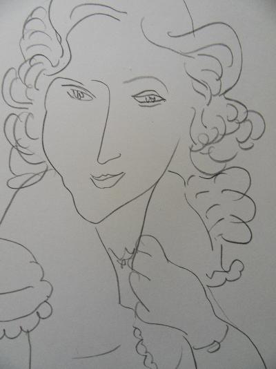 Henri MATISSE (d’après) : La duchesse - Lithographie signée, 1943 2
