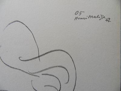 Henri MATISSE (d’après) : La duchesse - Lithographie signée, 1943 2
