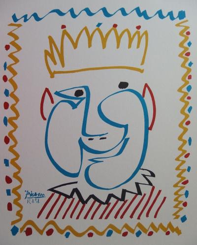 Pablo PICASSO : Carnaval - Le Roi, Lithographie signée 2