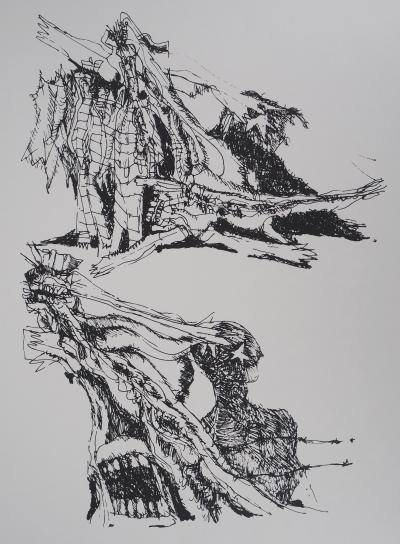 Guillermo NUÑEZ : La charge surréaliste - Lithographie Originale Signée 2