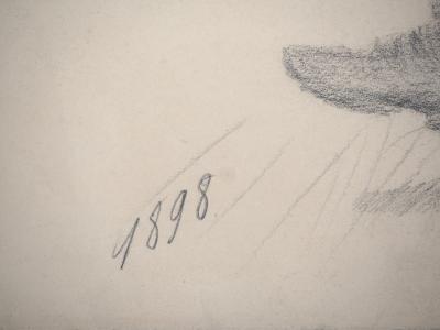 DONZÉ : Portrait de Rodin - Dessin Original Signé 2