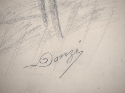 DONZÉ : Portrait de Rodin - Dessin Original Signé 2