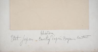 Benjamin CONSTANT : Théodora Chypre - Eau forte Originale Signée 2