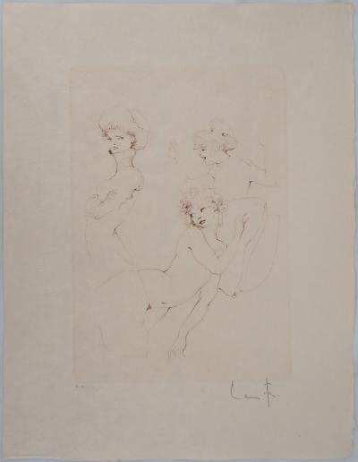 Leonor FINI : Le jeu mesquin des sœurs - Gravure Originale Signée 2