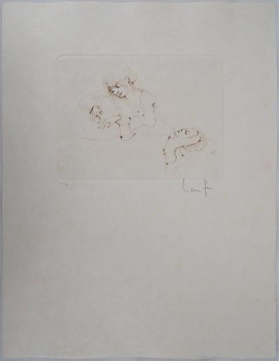 Leonor FINI : L’aide-soignante - Gravure Originale Signée 2