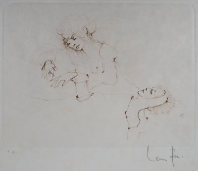 Leonor FINI : L’aide-soignante - Gravure Originale Signée 2