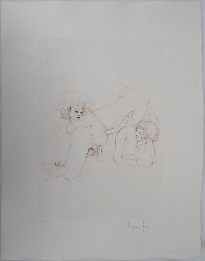 Leonor FINI : Jeux érotiques - Gravure Originale Signée 2