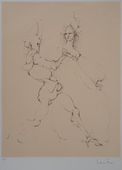 Leonor FINI : Le charmeur - Gravure Originale Signée 2