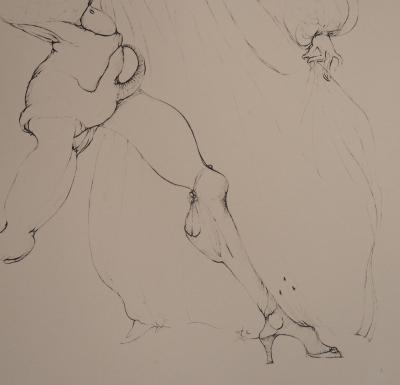 Leonor FINI: Der Charmeur - Original Signed Etching 2