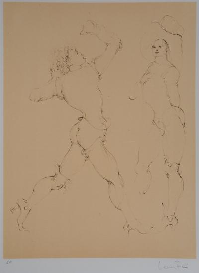 Leonor FINI : La menace - Gravure Originale Signée 2