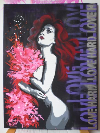 Sylvie MAGNIN - Venus Rouge, 2016 - Acrylique sur toile 2