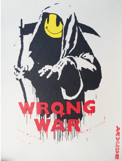 BANKSY (1974) (d’après) - Wrong War 2004, sérigraphie signée 2