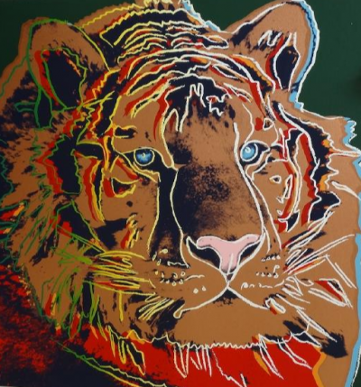 Andy Warhol - Siberian Tiger- Silkscreen 2