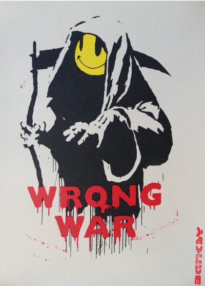 BANKSY (1974) (d’après) - Wrong War 2004, sérigraphie signée 2