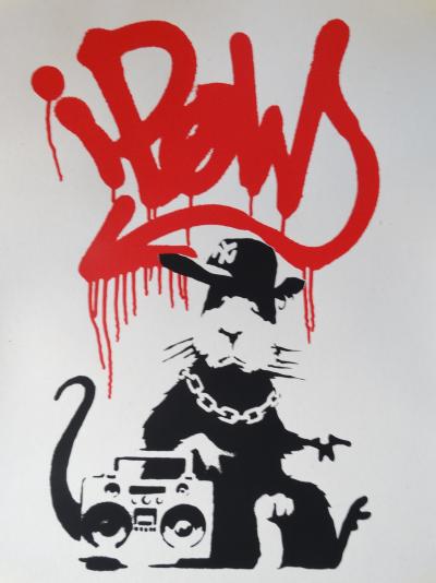 BANKSY (1974) (d’après) - Gangsta Rat, 2003, sérigraphie 2