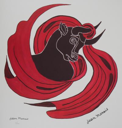 Jean MARAIS : Zodiaque, le Taureau - Lithographie Signée 2
