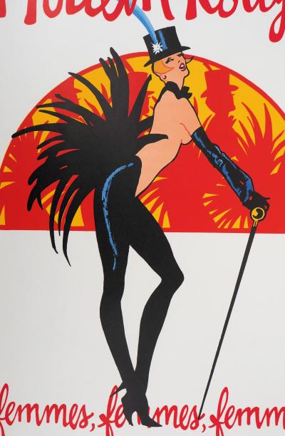 René GRUAU - Moulin Rouge, 1983 - Lithographie originale signée 2