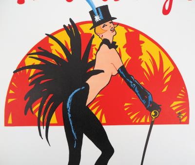 René GRUAU - Moulin Rouge, 1983 - Lithographie originale signée 2