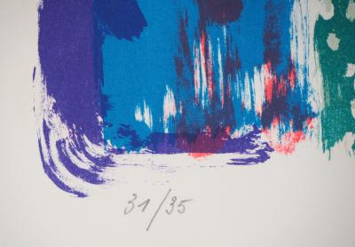 Bernard LORJOU : Visage - Lithographie originale signée 2