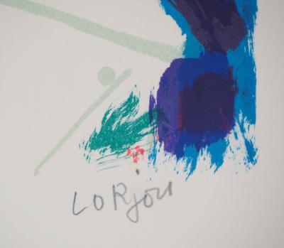 Bernard LORJOU : Visage - Lithographie originale signée 2