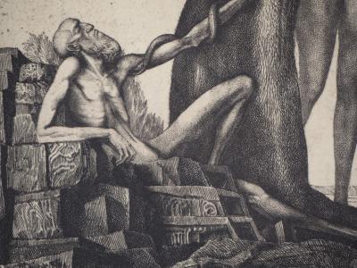 Ernst FUCHS : La Tentation d’Eve - Gravure originale signée 2