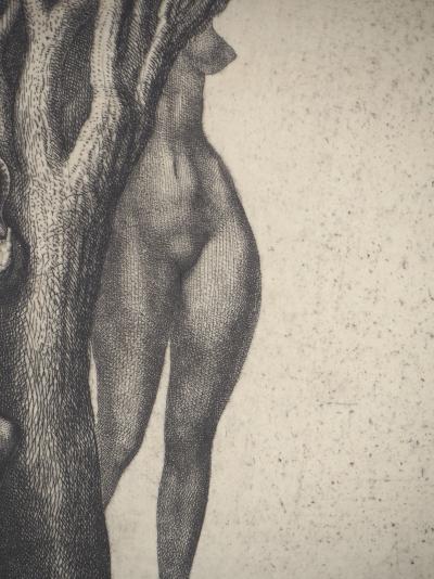 Ernst FUCHS : La Tentation d’Eve - Gravure originale signée 2