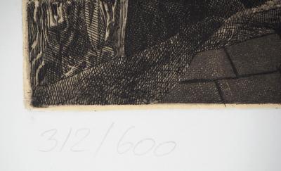 Ernst FUCHS - La Tentation d’Eve - Gravure originale signée au crayon 2