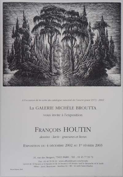 François HOUTIN : Île de l’Espoir - Affiche originale d’époque 2
