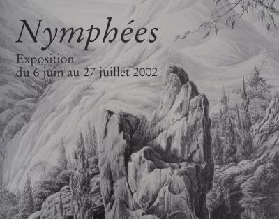 François HOUTIN : Nymphées - Affiche originale d’époque 2