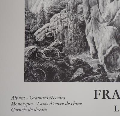 François HOUTIN : Nymphées - Affiche originale d’époque 2