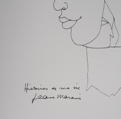 Jean MARAIS : Quand les masques tombent - Lithographie Originale Signée 2