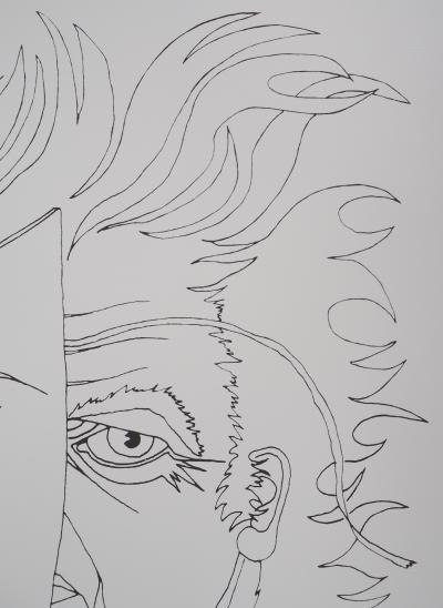 Jean MARAIS : Quand les masques tombent - Lithographie Originale Signée 2