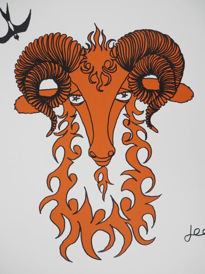 Jean MARAIS : Zodiaque, le Bélier - Lithographie Signée 2