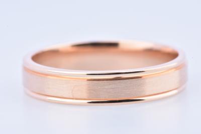 Bague alliance en or rose 18 carats 2