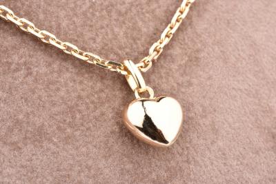 Pendentif coeur en or jaune 18 carats 2