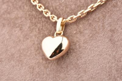 Pendentif coeur en or jaune 18 carats 2