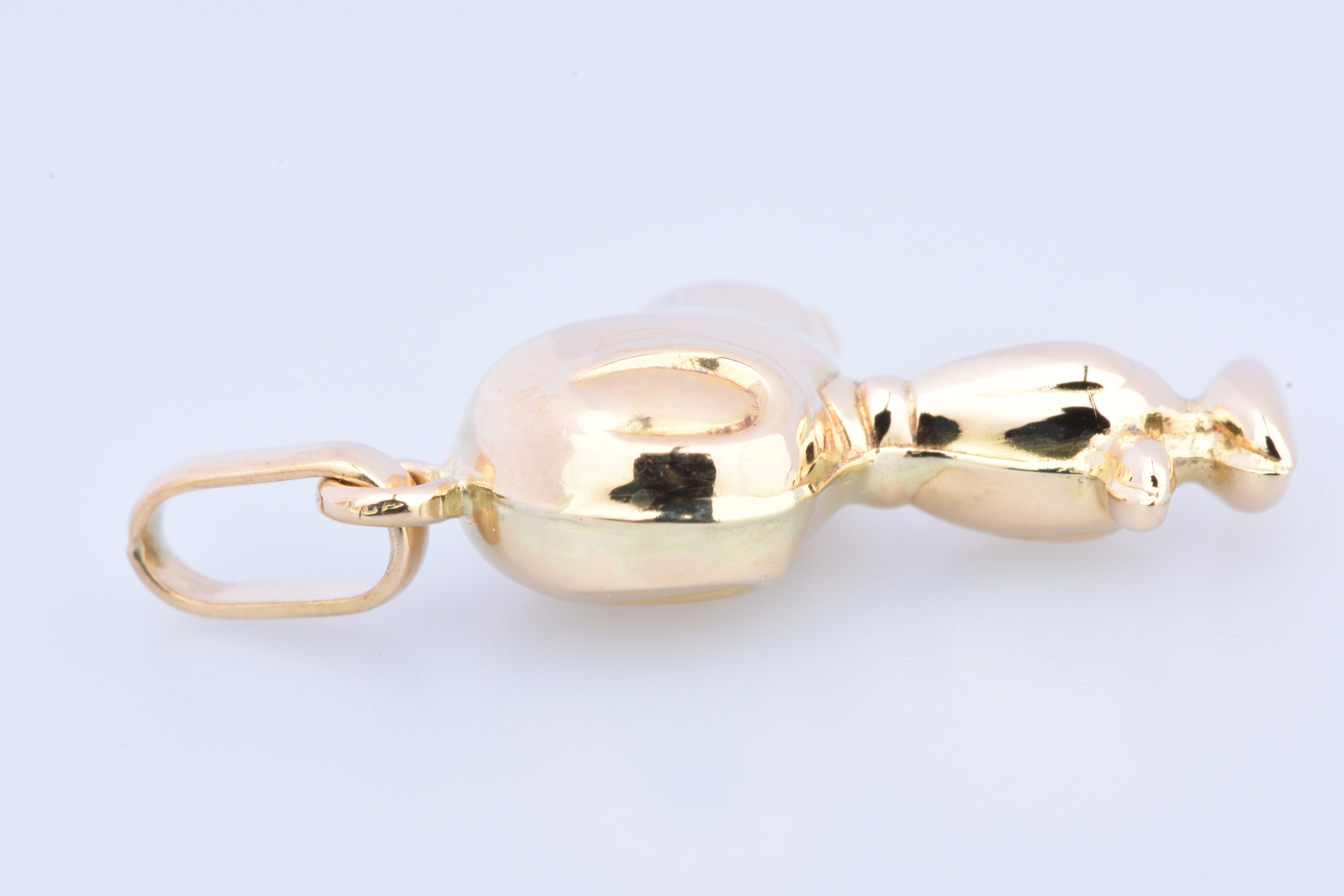 Pendentif Snoopy (Peanuts) En Or 18 Carats - Or Jaune - Artisanat - Neuf Avec étiquettes