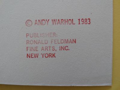 Andy Warhol (d’après) - Papillon, sérigraphie couleur, 1983 2