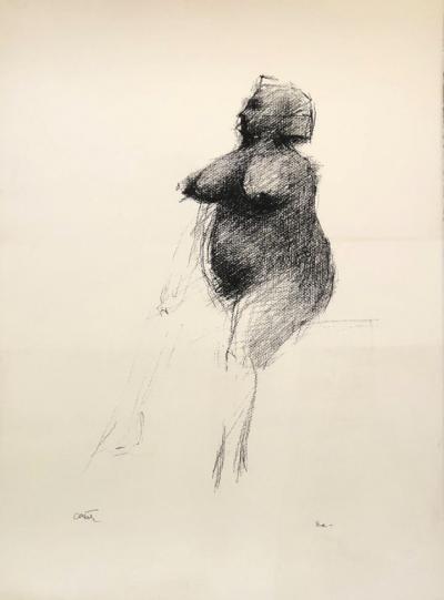 CESAR - Nu debout - Lithographie originale signée 2