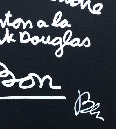 BEN - Ben le bon - Sérigraphie signée et réhaussée par l’artiste - Epreuve unique 2