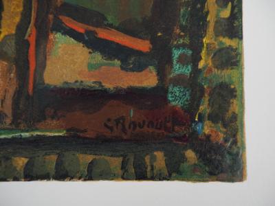 Georges ROUAULT - Crucifixion - Wood engraved and embossed Signed 2