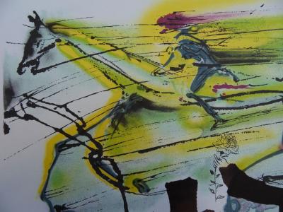 Salvador DALI - Le Cheval de Course - Lithographie 2