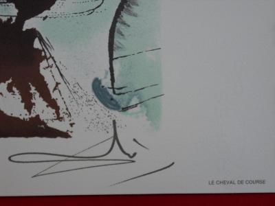 Salvador DALI - Le Cheval de Course - Lithographie 2