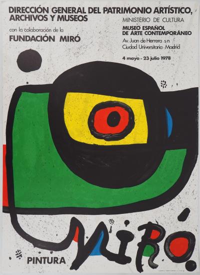 Joan MIRO (d’après) - L’oeil rouge - Lithographie Signée 2