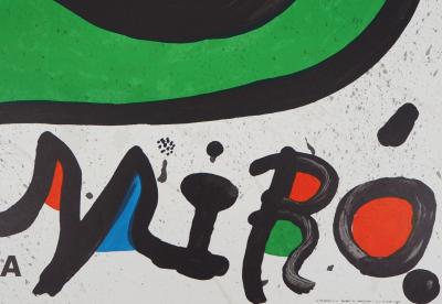 Joan MIRO (d’après) - L’oeil rouge - Lithographie Signée 2