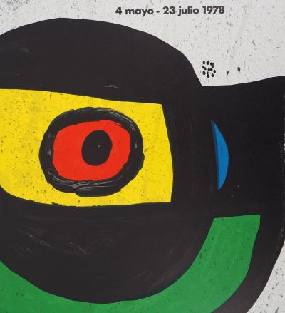 Joan MIRO (d’après) - L’oeil rouge - Lithographie Signée 2