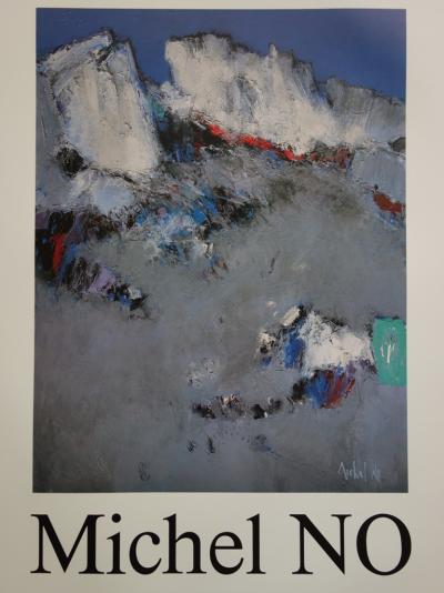 Michel NO : Montagne, Paysage des Alpes, 1993 - Affiche 2