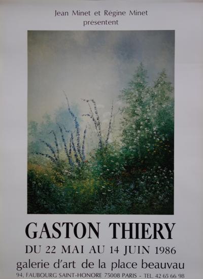 Gaston THIERRY : Profusion végétale, 1986 - Affiche 2