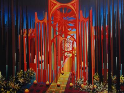 Gégald : Le Crédo, Au clair de deux Lunes, 1988, Affiche d’art 2