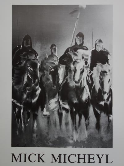 Mick MICHEYL : Chevaux d’acier, Galerie Beauvau, 1991 - Affiche 2